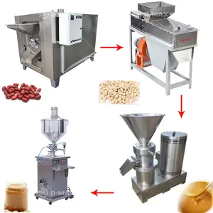 Manufacturer Peanut Butter Production Line/industrial Peanut Butter Machine/peanut Butter Processing Equipment