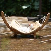 Lit suspendu pour chat et chien TMB1017, motif patte de léopard, détachable et assemblable, pour intérieur, article populaire pour animaux de compagnie