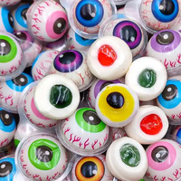 Bonbons d'Halloween en forme d'œil, bonbons gélifiés aux jus éclatants, bonbons fruités moelleux, collations pour enfants, vente en gros
