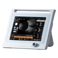 Échographe ophtalmique portable ICEN IN-RW1000 A/B Scan, biométrie oculaire précise avec garantie d'un an, construction en métal et acier