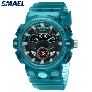 Reloj Deportivo Digital SMAEL 8085 para Hombre, Reloj Cronógrafo Resistente al Agua para Exteriores, Reloj de Pulsera Grande con Alarma, Fecha, LED y Cronómetro - Product Image 1