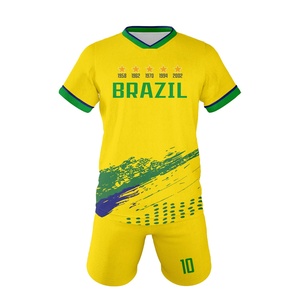 Conjunto de Camiseta/Pantalones Cortos de Fútbol para Hombre, con Nombre y Número Personalizados, Antibacteriano, de Secado Rápido, Spandex/Poliéster, para Verano - Product Image 6