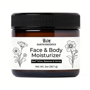 ไขเนื้อวัวสำหรับผิวหญ้าสำเร็จรูปและหญ้าที่เลี้ยงด้วยน้ำมันหอมระเหยขี้ผึ้งทาตัวและน้ำผึ้งขี้ผึ้งบำรุงผิวหน้าและผิวกายขี้ผึ้งออร์แกนิก - Product Image 1