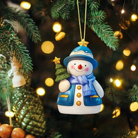 Lot de jouets en peluche bon marché pour Noël : Bonnets de neige, jouets en peluche de dessin animé de 4 pouces, jouets pour machine à griffes, cadeaux pour sacs de fête pour enfants