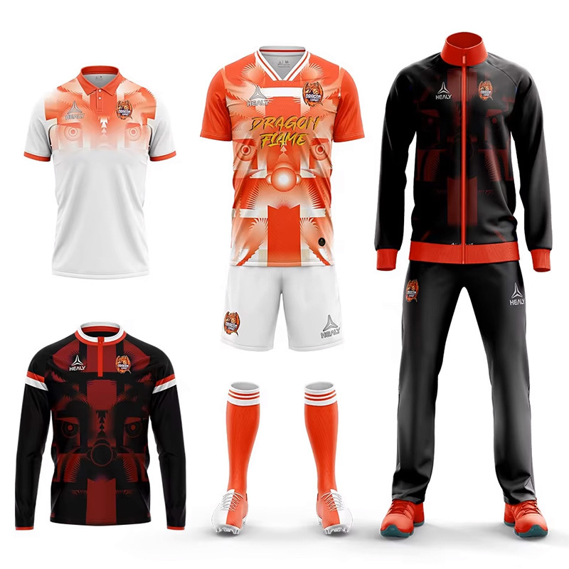 Customized Football Uniform Patched up Men