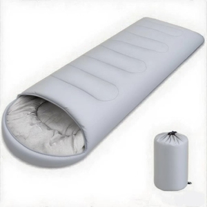 Sac de couchage enveloppant à capuche avec logo personnalisé, toutes saisons, unisexe, sacs de couchage d'hiver pour le camping en plein air et la randonnée - Product Image 4