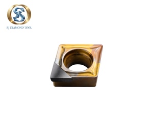 ใบมีด CNC สำหรับเครื่องมือเพชรโพลีคริสตัลไลน์ PCD ความแข็งพิเศษ สำหรับการกลึงโลหะที่ไม่ใช่เหล็กกล้าด้วยความเร็วสูง - Product Image 1