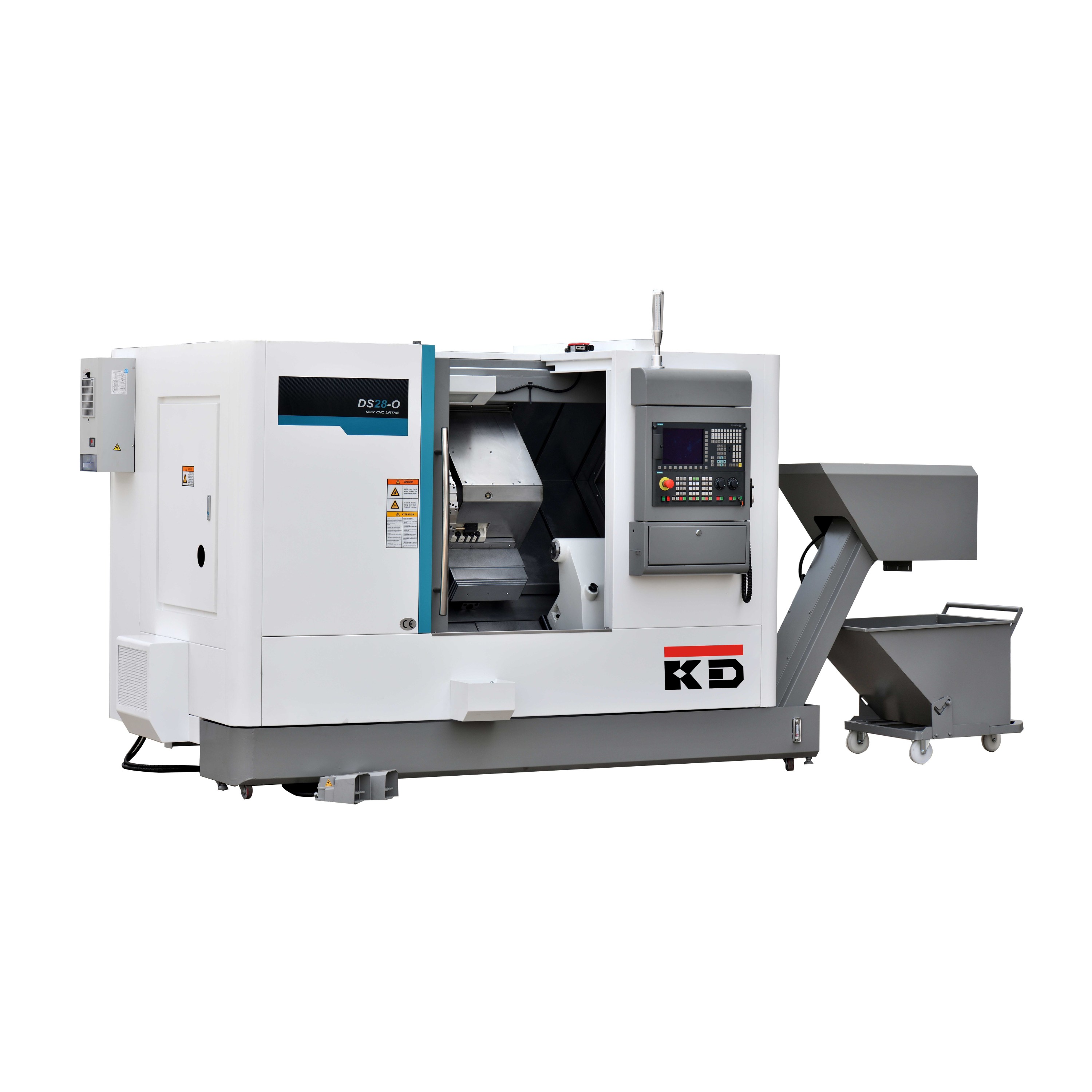 Кайда DS28-O 3-осевой кровать с уклоном CNC токарный станок с ЧПУ