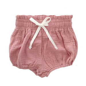 Shorts de Burbuja de Verano para Niñas, Pantalones Cortos de Lino para Bebés, Pantalones de Muselina para Niñas - Product Image 1