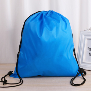 Custom <b>Reusable</b> Folding Cartoon Medium Washable Outdoor Tropical Pull Shoulder Backpack Polyester School <b>Bag</b> - Product Image 2