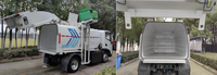 Camion de collecte des déchets alimentaires pour cuisine, 4x2, à énergie électrique pure, avec cuve en acier inoxydable, zéro émission, véhicule de collecte scellé, directement de l'usine
