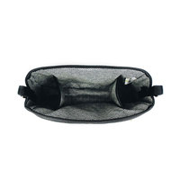 Sac suspendu en cuir PU de grande capacité avec logo personnalisé Organisateur de poussette universel simple et confortable multifonctionnel pour poussette de bébé