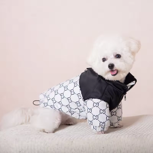 Pet Coat Hersteller maßge schneiderte Mode Luxusmarke Hunde kleidung Dick Warm t Große Hunde jacken Herbst Winterkleid ung für Hund - Product Image 3