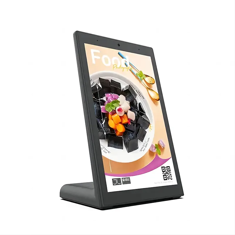 L Typ Porträt 10.1 "Touchscreen Kunden feedback Evaluator Bank Restaurant Bestellung RJ45 NFC Kamera Desktop Android Tablet