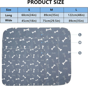 Alfombrillas Reutilizables Ecológicas para Mascotas, Alfombrillas Lavables para Camas <span class=keywords><strong>de</strong></span> <span class=keywords><strong>Perros</strong></span>, Alfombrillas <span class=keywords><strong>de</strong></span> Entrenamiento Acolchadas Impermeables Antideslizantes para Cachorros - Product Image 2