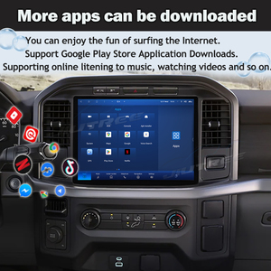 JIUTREE Autoradio 13 pouces Android pour Ford F150 2021-2025 Stéréo sans fil Carplay Android Auto Écran tactile Navigation GPS - Product Image 5