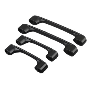 Guyoujia <b>Plastic</b> Furniture Handle Double Hole Cabinet <b>Drawer</b> Wardrobe Door Modern Minimalist Style - Product Image 1
