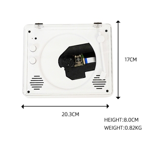 Venta al por mayor Retro Mini REPRODUCTOR DE <span class=keywords><strong>CD</strong></span> de vinilo portátil Altavoz Bluetooth Reproductor de <span class=keywords><strong>CD</strong></span> integrado - Product Image 5