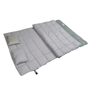 Saco de Dormir Doble Personalizado con Almohada, para Todas las Estaciones, Grueso, Resistente a la Suciedad, Estilo Sobre, para Parejas, Camping al Aire Libre - Product Image 4