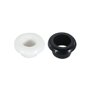 ตัวป้องกันคอยล์แบบติดตั้งรวดเร็ว วงแหวนป้องกันสายไฟซิลิโคน สีดำและสีขาว ทนไฟ กันฝุ่น ใช้กับพัดลม - Product Image 1