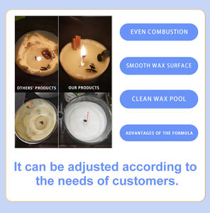 Bougie parfumée <span class=keywords><strong>en</strong></span> gros, ronde, blanche, à la vanille, à l'orange, au <span class=keywords><strong>jasmin</strong></span>, à la rose, à la soja, dans une boîte <span class=keywords><strong>en</strong></span> étain dorée avec logo - Product Image 3