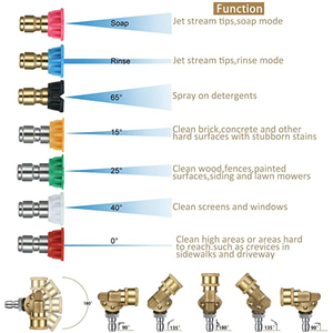 Pistolet pulvérisateur haute pression à économie d'eau pour <span class=keywords><strong>nettoyeur</strong></span> de buses K2K3K4K5K6K7 et machine de lavage de voitures – Outils de nettoyage de voiture efficaces - Product Image 4