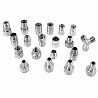 Raccord de tuyau personnalisé YOD en acier inoxydable 304/316L, raccord rapide à arrêt d'eau haute pression 1/4 NPT