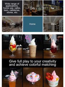 Machine à glaces molles commerciale 3 saveurs, machine à gelato et yaourt glacé pour café, restaurant, boutique - Product Image 6