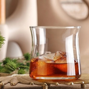 Bicchiere da <span class=keywords><strong>caffè</strong></span> latte e succhi di frutta LAV Reverse Mouth, stile INS, senza manico, moderno, per whisky e birra, in vetro, dalla Turchia - Product Image 4