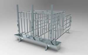 Caisse de gestation de truie d'élevage de porcs efficace réglable intelligente 2025 - Product Image 6