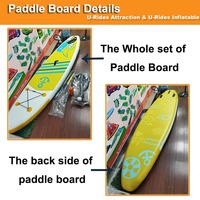Planche à pagaie gonflable unisexe U-Ride personnalisée avec siège de kayak, certifiée CE, en PVC souple pour le surf