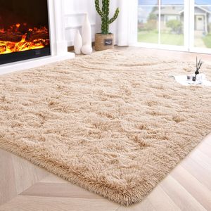Alfombra de Piel Sintética Bordada Cuadrada de Estilo Nórdico Moderno, Colorida, Cómoda, Personalizada, al por Mayor - Product Image 2