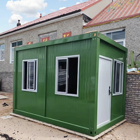 Mini-maison de luxe personnalisée de 20 pieds, moderne, mobile, préfabriquée, en conteneur, démontable, avec panneaux sandwich en acier, pour chambre à coucher, livraison rapide