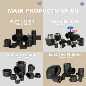 ราคาที่ดีและร้อนขาย HDPE ท่อฟิตติ้ง Electrofusion เท่ากับ Coupler สำหรับน้ำประปา