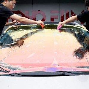 Hohohofofilm Anti-graffio Ultra scudo protettivo Gloss Chameleon autorigenerante TPU vetro scudo Ppf <span class=keywords><strong>auto</strong></span> <span class=keywords><strong>pellicola</strong></span> di protezione parabrezza - Product Image 3