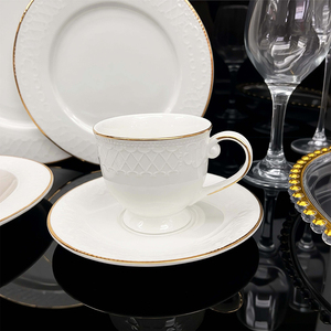 Vaisselle <span class=keywords><strong>de</strong></span> luxe 8/10 pouces en <span class=keywords><strong>porcelaine</strong></span> <span class=keywords><strong>blanche</strong></span> <span class=keywords><strong>et</strong></span> <span class=keywords><strong>or</strong></span>, assiettes <span class=keywords><strong>et</strong></span> bols en gros pour restaurants, services <span class=keywords><strong>de</strong></span> <span class=keywords><strong>table</strong></span> en céramique - Product Image 2