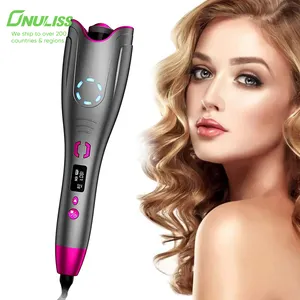 Auto Rotating Hair Curler Portable Hair Curling Wand Automatic Cordless Hair Curling Iron