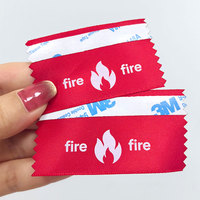 Ruban en satin simple face pour impression par sublimation, 5 cm x 10 cm, ruban en polyester auto-adhésif pour badges, ruban personnalisé avec logo