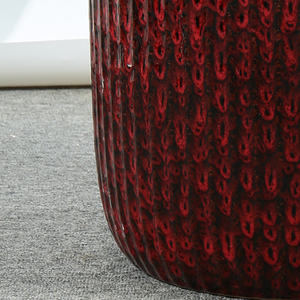 Nouveau design <span class=keywords><strong>de</strong></span> <span class=keywords><strong>pot</strong></span> <span class=keywords><strong>de</strong></span> fleur en céramique rouge, grands pots décoratifs, fournitures <span class=keywords><strong>de</strong></span> jardinage, pots <span class=keywords><strong>de</strong></span> <span class=keywords><strong>fleurs</strong></span> d'extérieur pour la décoration <span class=keywords><strong>de</strong></span> la maison et du jardin - Product Image 3