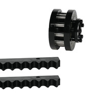 Crémaillère CNC de haute précision, module 1, acier 20CrMnTi, pour machine de fraisage