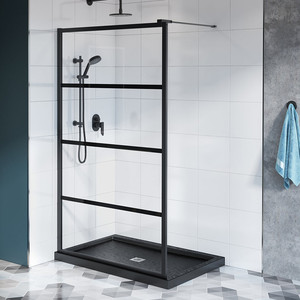Dusch wand Glas dusch tür Modernes Design Dusch türen Aluminium rahmen Show Room Diveded - Product Image 4