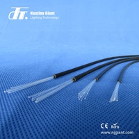 Cable de Fibra Óptica Multicore con Luz Estelar para Piscina, Rollo de Fibra Óptica con Extremo Luminoso