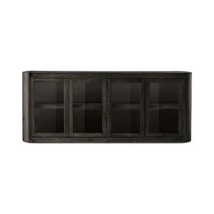 Modern Luxury Customizable Sideboard Living Room Furniture White Oak Wooden Cabinet Sideboards
