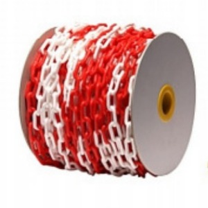 Chaîne en plastique PC4 6 mm x 25 m, ruban de signalisation, chaîne de barrière de sécurité routière pour travaux routiers - Product Image 4