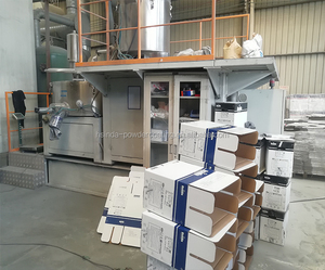 Prix compétitif 166L nouvelle machine de revêtement électrostatique en poudre PLC pièces de base de moteur peinture en aérosol trémie équipement de peinture - Product Image 3