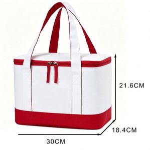 กระเป๋าเก็บความเย็นแบบกันน้ำแบบพกพาพร้อมหูหิ้วสำหรับเดินทาง - Product Image 6