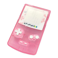 Coque de protection complète WEIAI pour console GameBoy Color GBC, avec écran et kit de boutons, tampons en caoutchouc conducteurs