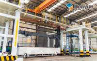 Ligne de production entièrement automatique de blocs AAC personnalisés avec contrôle PLC et système Fly for, marque Dongyue, pour projets de construction