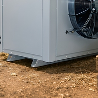 RVS warmtepomp fruitdroogmachine voor Afrikaanse verwerkingsinstallatie