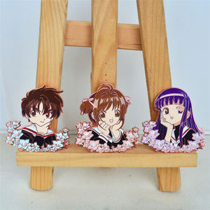 Broches de Anime de Lujo de Alta Calidad, Pins de Esmalte de <span class=keywords><strong>Sakura</strong></span> <span class=keywords><strong>Cardcaptor</strong></span>, Accesorios para Mochilas, Insignias - Product Image 3